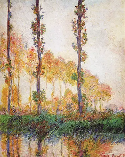 Poplars (Autumn) Claude Monet